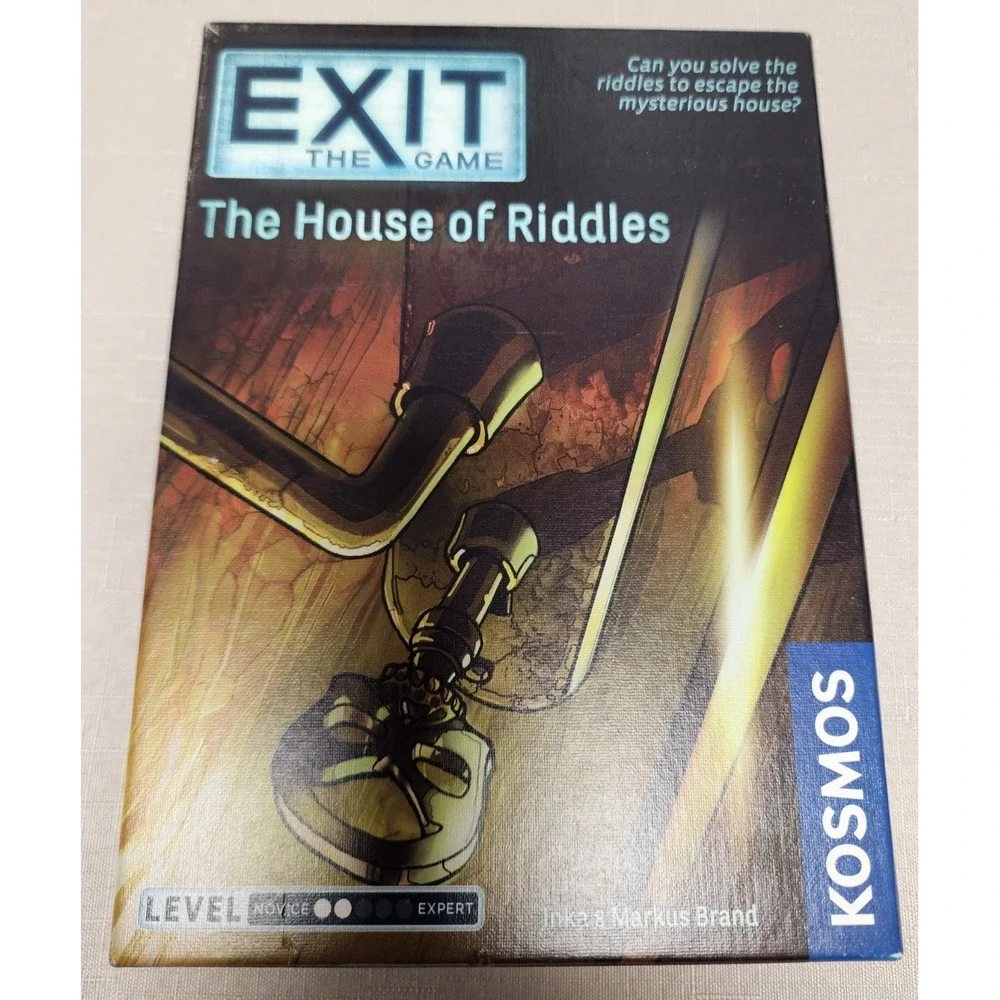 EXIT The Game The House of Riddles New Open Box